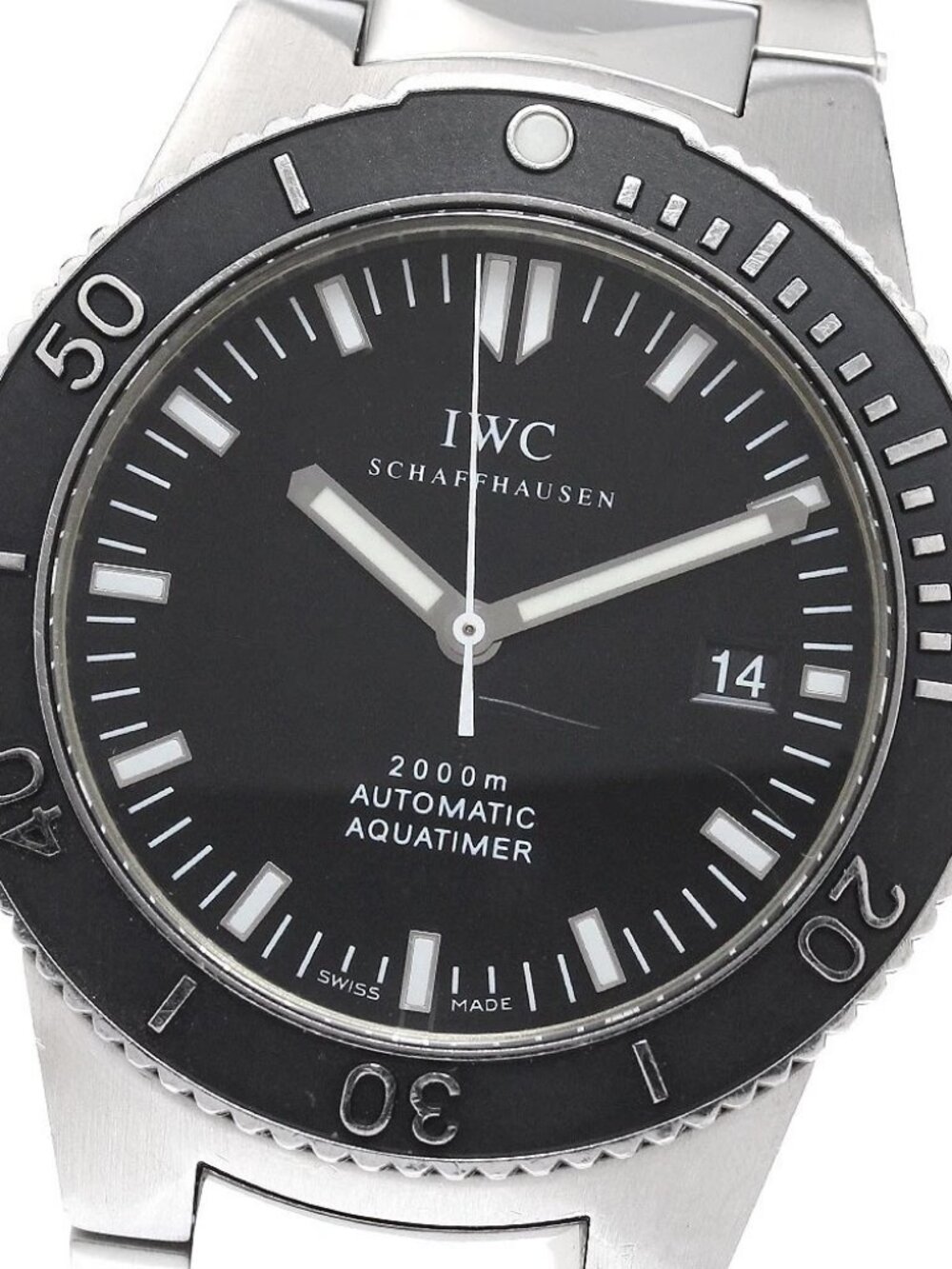 IWC SCHAFFHAUSEN GST aqua timer Date black Dial Automatic Men's_963129